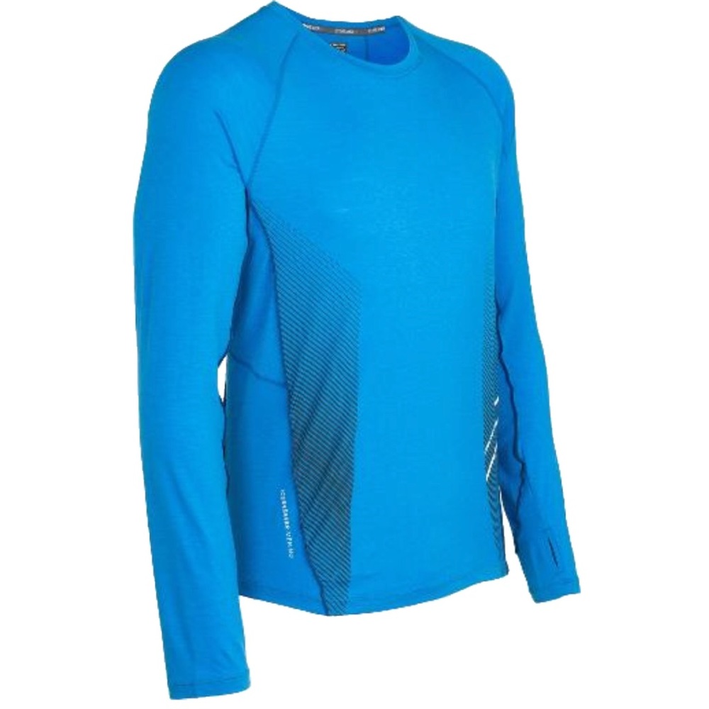 Mens Icebreaker Sonic Lightweight Merino Wool Crew
